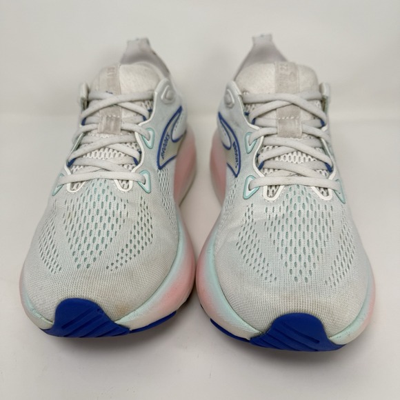 Brooks Glycerin GTS 22 Running Shoes Womens 8.5 D White Limpet Shell Amparo Blue - Picture 4 of 11